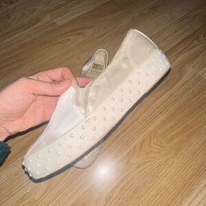 Ked’s Kate Spade Women's White Espadrille Shoes Ribbon Embellished Dots